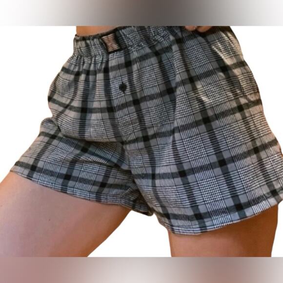 Savage X Fenty Black Grey lightweight Flannel Boxers size XS - Picture 6 of 6